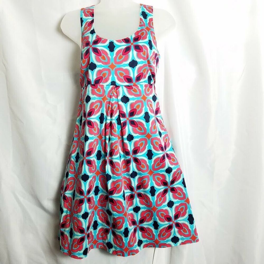 Ellen & Ollie Size 2 Dress Racerback Shift Blue